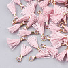 Polycotton(Polyester Cotton) Tassel Pendant Decorations FIND-S275-27G-2