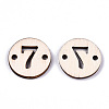 Unfinished Natural Poplar Wood Links Connectors WOOD-S045-138A-7-2