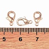 Zinc Alloy Lobster Claw Clasps X-E103-RG-3