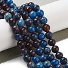 Natural Blue Opal Beads Strands G-H045-A02-8MM-01-1