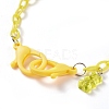 Personalized ABS Plastic Cable Chain Necklaces NJEW-JN03220-06-2