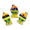 Handmade Lampwork Pendants LAMP-A007-01G-05-04-1