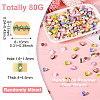 80G Handmade Polymer Clay Beads CLAY-TA0001-63-5