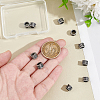 10Pcs Column with Paw Print 304 Stainless Steel European Beads STAS-UN0060-10-4