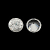 Diamond Shaped Cubic Zirconia Pointed Back Cabochons X-ZIRC-R004-6mm-01-1