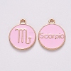 Alloy Enamel Pendants LS-X-ENAM-S124-01B-09L-1