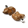 Natural Picture Jasper Pendants G-B127-02P-04-3