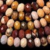 Natural Mookaite Bead Strands G-D344-A32-5