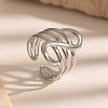 Line 304 Stainless Steel Cuff Open Rings WGE83BC-02-2