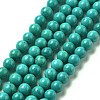 Natural Magnesite Round Beads Strands TURQ-G148-03-6mm-2
