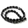 Natural Black Onyx(Dyed & Heated) Beads Strands G-M420-D10-01-3