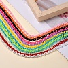 Handmade Opaque Acrylic Cable Chains MACR-CJ0001-07-5