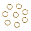 Brass Closed Jump Rings KK-CBA1A60-06D-G-1