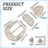Belt Zinc Alloy Buckle Sets FIND-GF0009-33-2