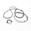 Cowhide Leather Cord Jewelry Sets SJEW-JS00979-1