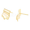 Brass Stud Earring Findings KK-N231-411-3