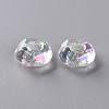 Transparent Acrylic European Beads X-TACR-S156-013-3