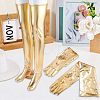 Imitation Leather Long Gloves & Stockings Sets AJEW-CL0002-99A-4
