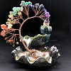 Gemstone Chips Tree Decorations AJEW-P120-A03-1