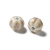 Vintage Porcelain Pumpkin Beads PORC-L080-H08-2