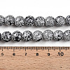 Transparent Baking Paint Glass Beads Strands DGLA-N009-10mm-10-5