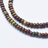 Natural Polychrome Jasper/Picasso Stone/Picasso Jasper Beads Strands G-E444-45-4mm-2