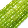 Natural Malaysia Jade Beads Strands G-B165-EM-8x12mm-2