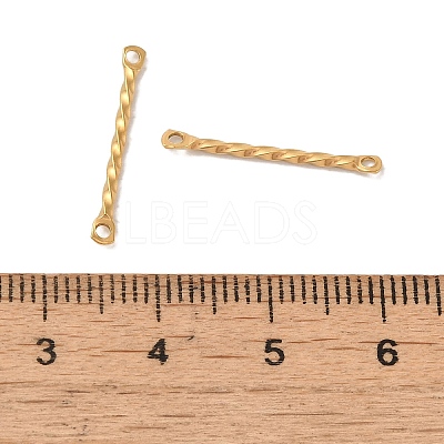 Ion Plating(IP) 304 Stainless Steel Connector Charms LS-STAS-Q323-02B-G-1