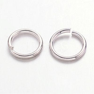 Brass Open Jump Rings JRC8mm-NF-1