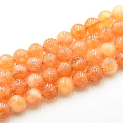 Natural Quartz Beads Strands G-N355-6mm-44-1
