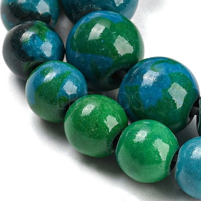 Synthetic Chrysocolla Beads Strands G-L529-B01-12mm-1