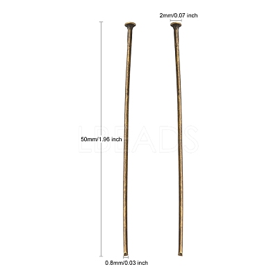 Iron Flat Head Pins HPAB5.0cm-NF-1