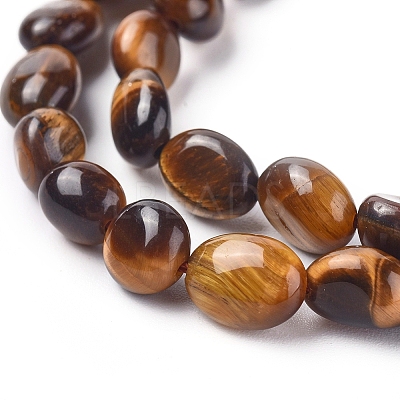 Natural Tiger Eye Beads Strands X-G-L478-45B-1