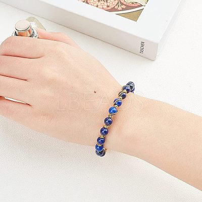 Natural Lapis Lazuli Beads Strands G-OC0001-77-1