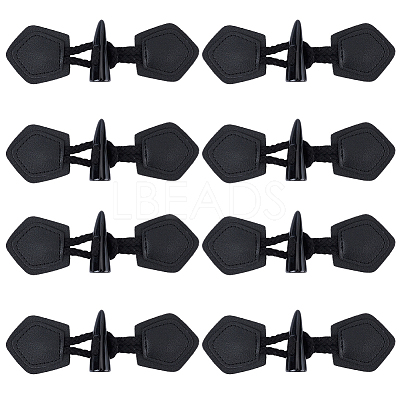 8Pcs Resin Buttons BUTT-CL0001-10-1