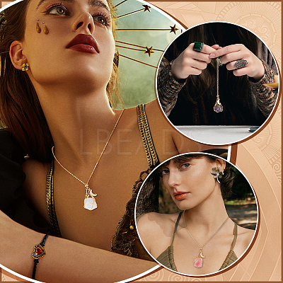 3Pcs Alloy Pendant Necklaces NJEW-PH01577-1