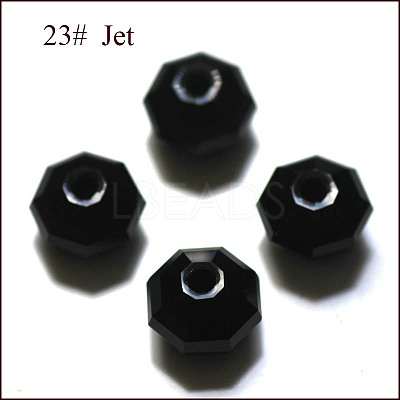 Imitation Austrian Crystal Beads SWAR-F083-4x6mm-23-1