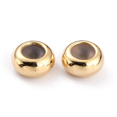 Brass Beads KK-O133-207B-G-1