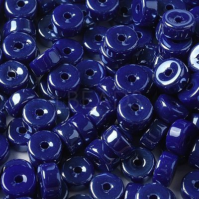 Opaque Colours Luster Glass Seed Beads SEED-E001-P3x6mm-A08-1
