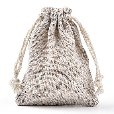 Cotton Packing Pouches Drawstring Bags ABAG-R011-7x9-1