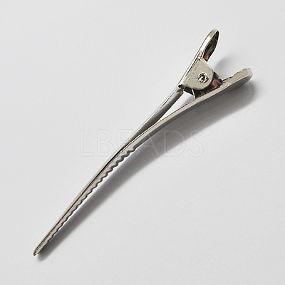 Iron Alligator Hair Clip Findings X-IFIN-S287-6cm-1