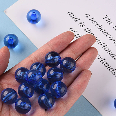 Transparent Acrylic Beads X-MACR-S370-A16mm-751-1