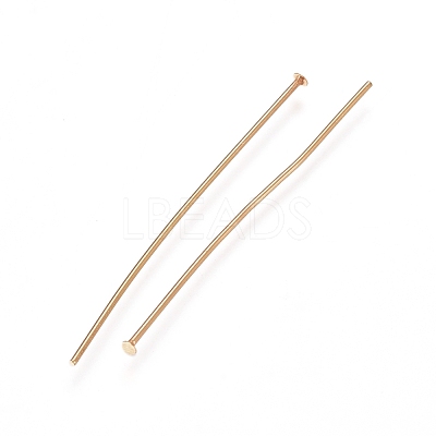 304 Stainless Steel Flat Head Pins X-STAS-L238-006C-G-1