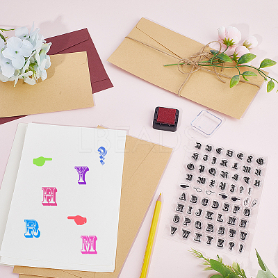 Clear Silicone Stamps DIY-WH0504-52E-1