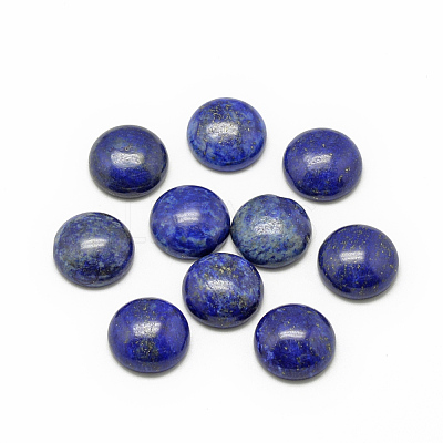 Natural Lapis Lazuli Cabochons G-R416-12mm-33-1