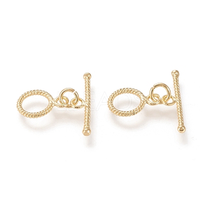 Brass Toggle Clasps KK-M108-E01-1