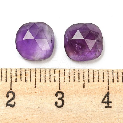 Natural Amethyst Cabochons G-M431-01F-1