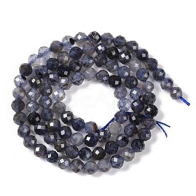Natural Iolite Beads Strands X-G-G139-A11-03-1