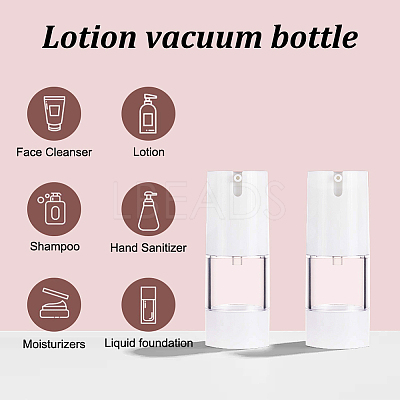10Pcs Plastic Empty Refillable Airless Pump Bottle CON-BC0006-93-1