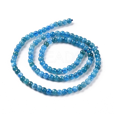 Natural Apatite Beads Strands X-G-D856-01-4mm-A-1